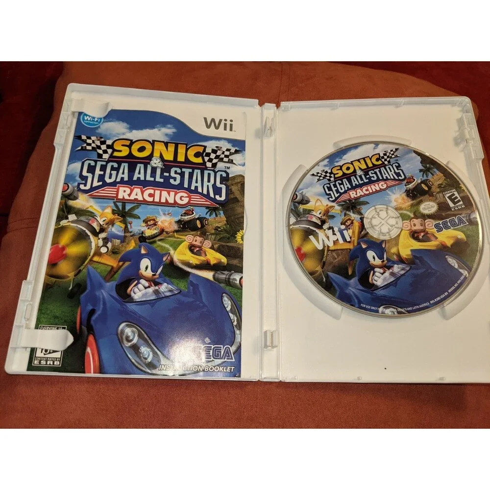 Sonic & Sega All-Stars Racing, Nintendo Wii, Complete Set